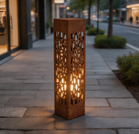 Corten Steel Outdoor Lighting